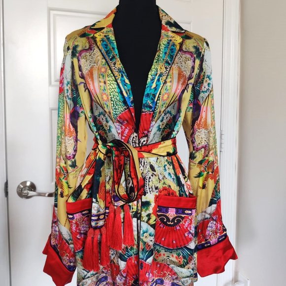Shahida Parides Japanese inspired print Jacket - Size S - Picture 4 of 7